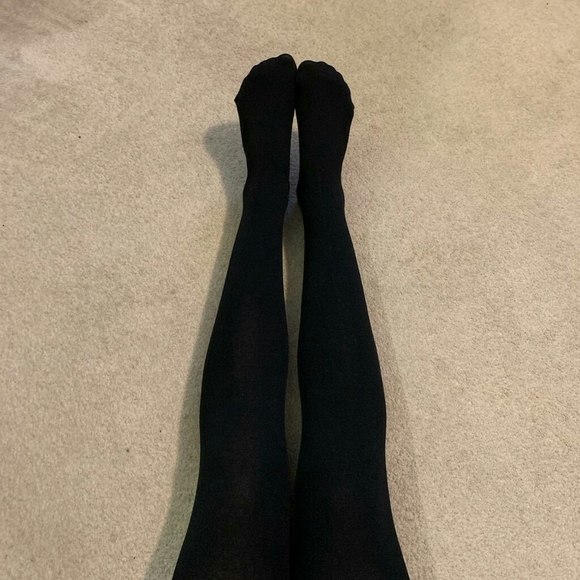 Thick Black Tights - Picture 1 of 2